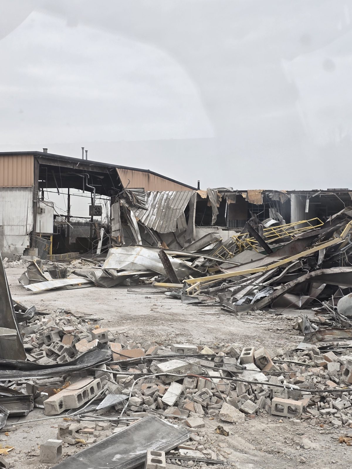 Industrial Steel Building Demolition
